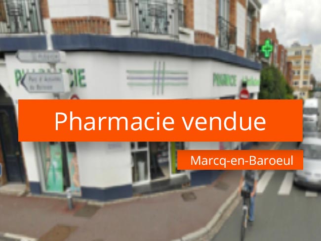 pharmacie à vendre métropole Lilloise