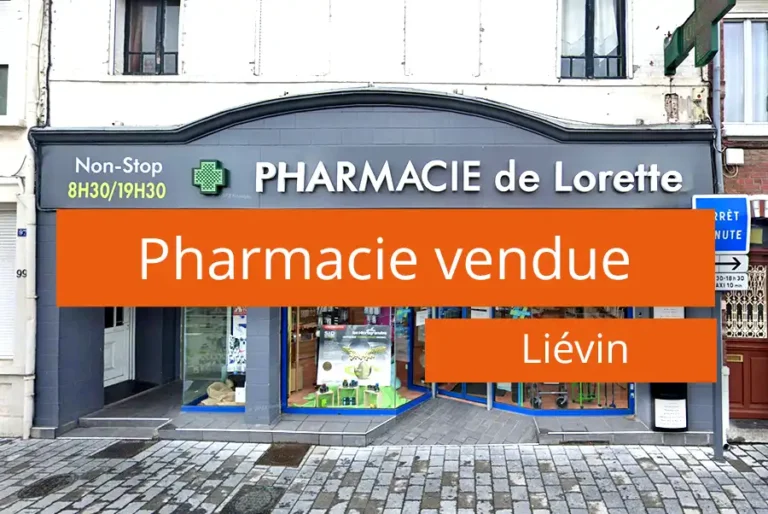 Acheter une pharmacie dans le Nord à Liévin