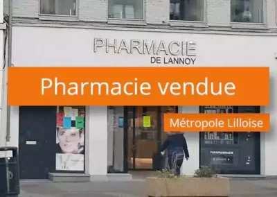 Pharmacie à vendre à Lannoy près de Lille