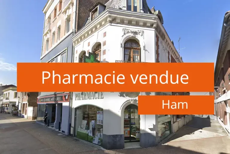 Vente de pharmacie à Ham