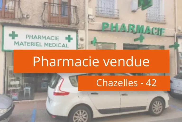 Pharmacie à vendre à Chazelles - 42 Loire