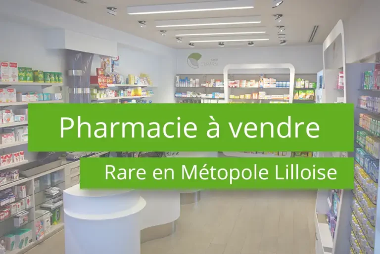 Pharmacie à vendre recherchée en métropole lilloise