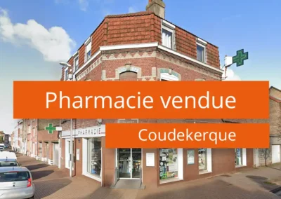 Pharmacie à vendre Hauts-de-France cœur de ville