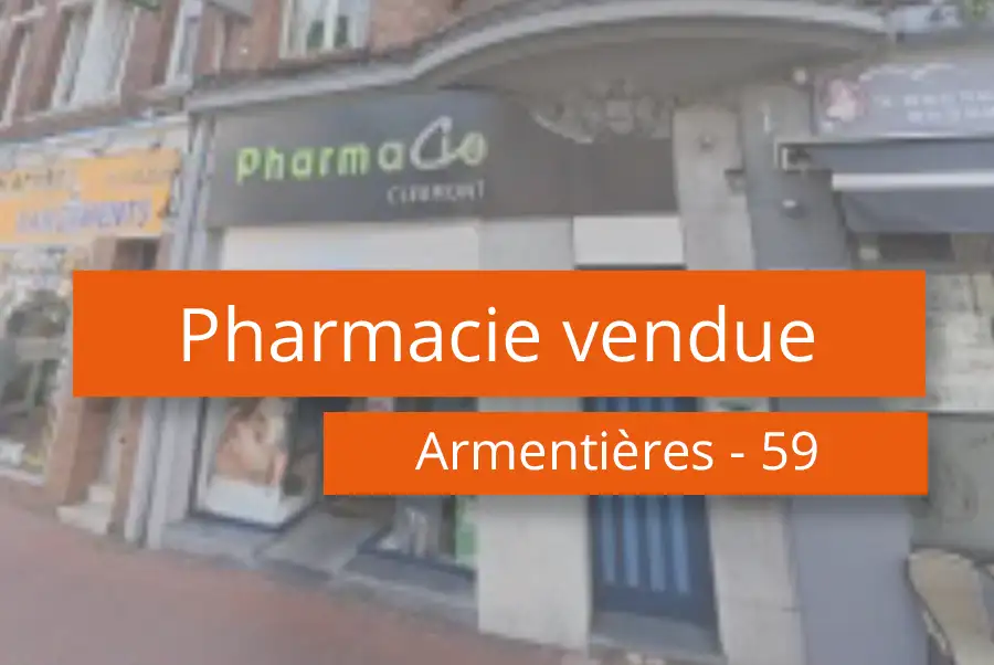 Pharmacie de quartier à vendre Métropole Lilloise