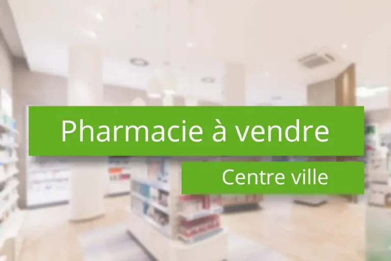 Pharmacie de centre ville à vendre