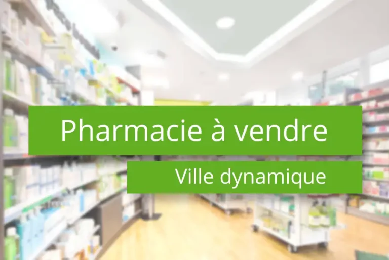 pharmacie à vendre ville dynamique secteur des mines