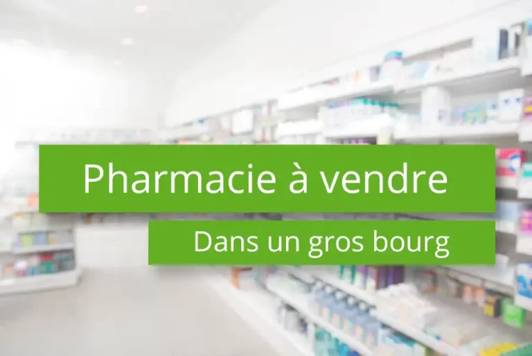 Pharmacie à vendre dans un gros bourg - 71