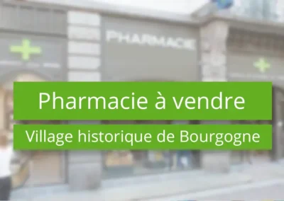 Pharmacie à vendre dans un village historique – 71