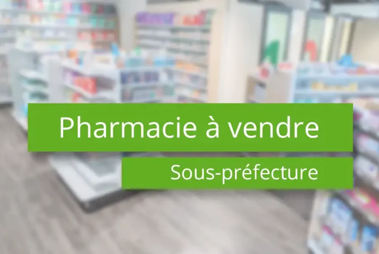 Pharmacie à vendre Sous-préfecture de Saône-et-Loire - 71