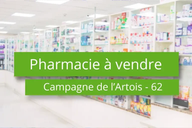 Pharmacie à vendre campagne de l'Artois - 62 Pas-de-Calais