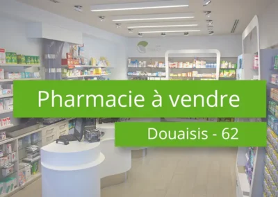 Pharmacie à vendre dans le Douaisis – 62