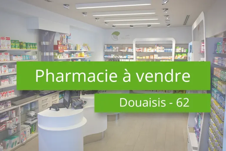 Pharmacie à vendre dans le Douaisis - 62 Pas-de-Calais