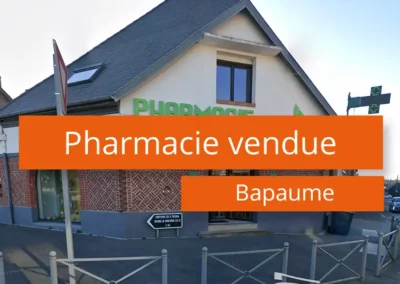 Pharmacie à vendre entre Arras et Bapaume Pas-de-Calais 62