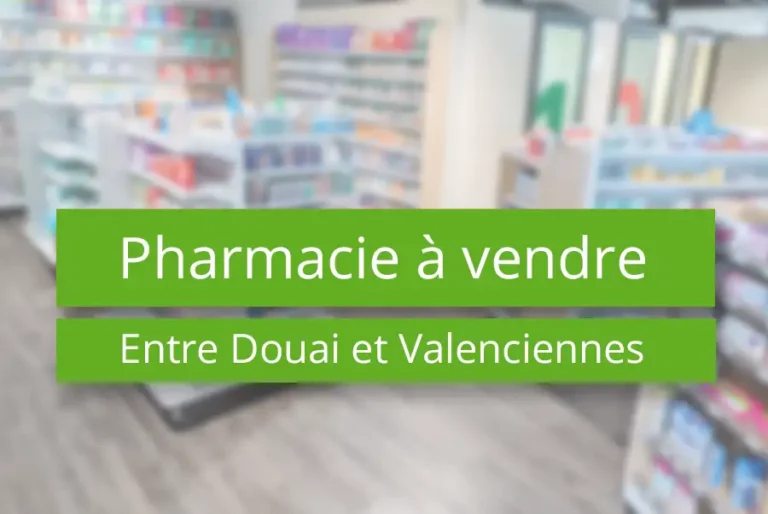 Pharmacie à vendre entre Douai et Valenciennes - 59 Nord