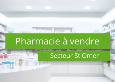 Pharmacie à vendre secteur St Omer – 62 Pas-de-Calais