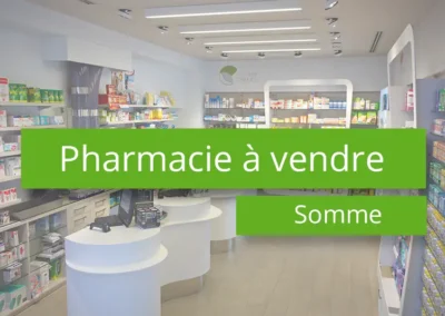 Pharmacie à vendre – Somme – 80